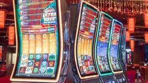 Betting layout showing roulette table with numbers, betting zones, and chip positions